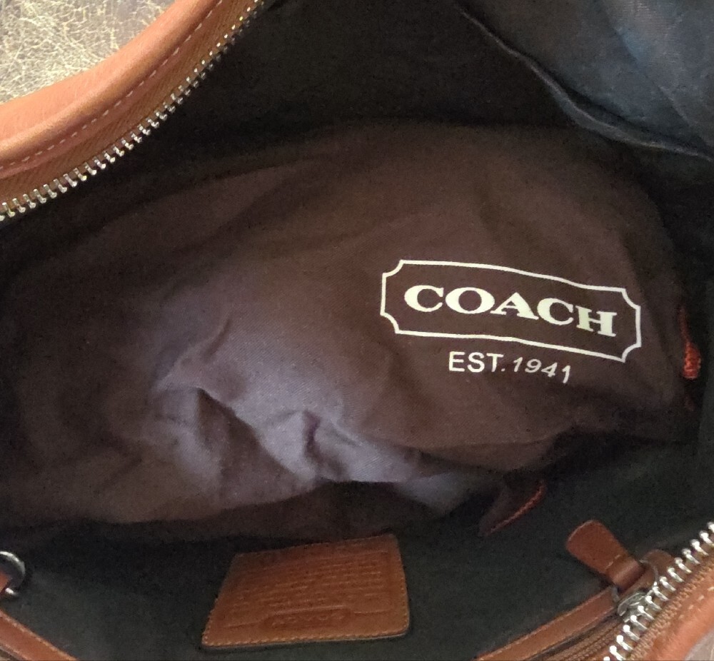 Coach Vintage ERGO Leather Hobo Shoulder Bag in Saddle Brown CIRCA 2000 MEDIUM - Picture 7 of 11
